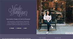 Desktop Screenshot of nicoledominguez.com